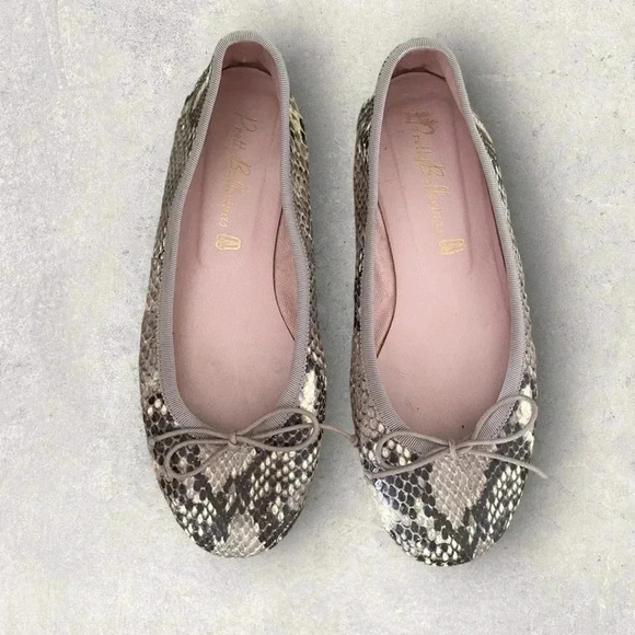 * PRETTY BALLERINAS* Flats Snake Print Sz 36 - Picture 3 of 10